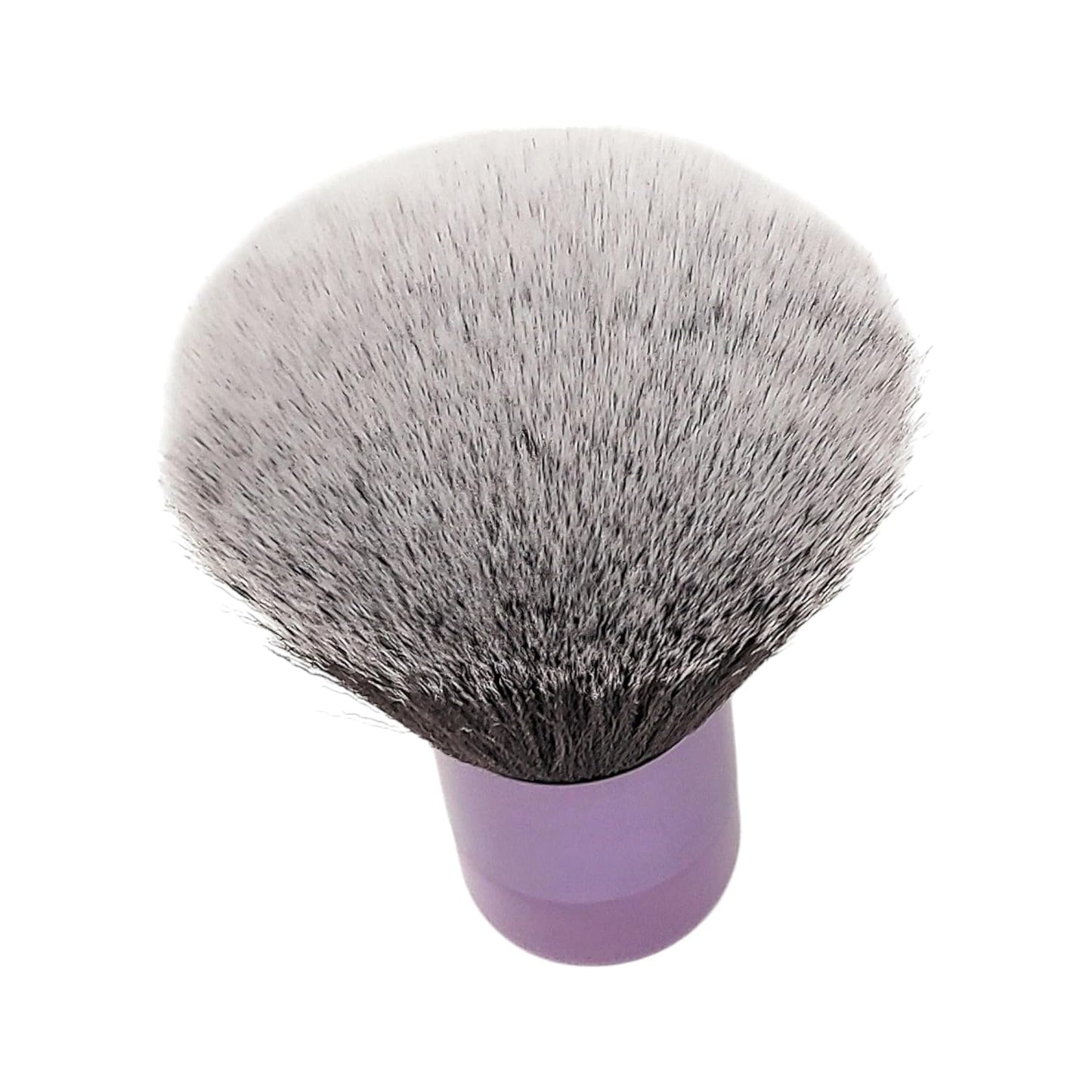 Luxurious and Very Large Soft Fluffy Powder Brush, Use as a Spray Tan Finishing Tool, Multipurpose Face and Body Barber and Beauty Tool, Large Kabuki Brush by BevyGold (Violet)