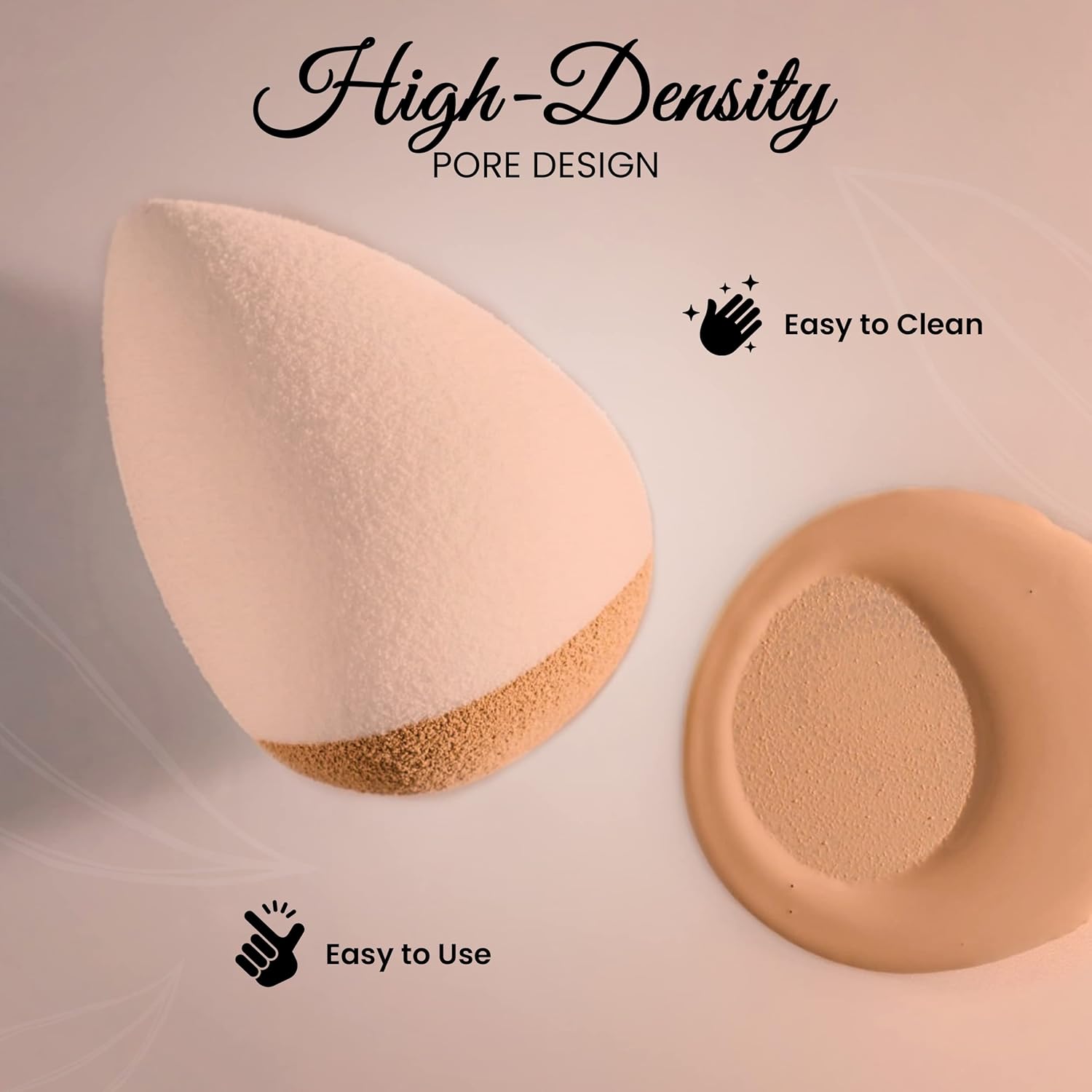 Makeup Sponge Set, Foundation Blending Beauty Sponge, Makeup Beauty Blender Latex Free and High-definition Flawless for Liquid, Cream, and Powder, Multi-colored Makeup Sponges