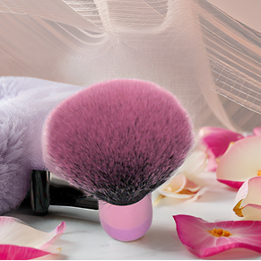 BevyGold Large Kabuki Powder Brush, Pink
