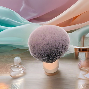 BevyGold Large Kabuki Powder Brush, Rosegold